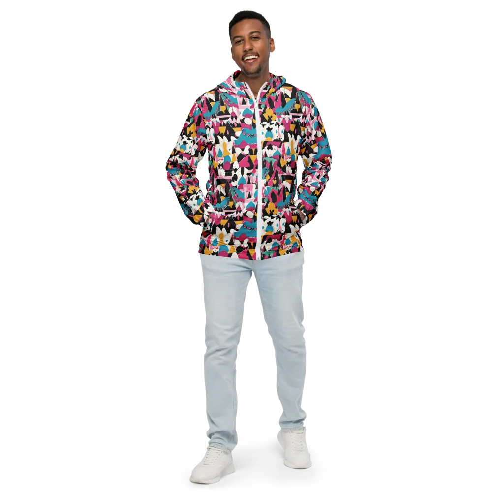 Carnival Circuit on Men's Windbreaker — Front