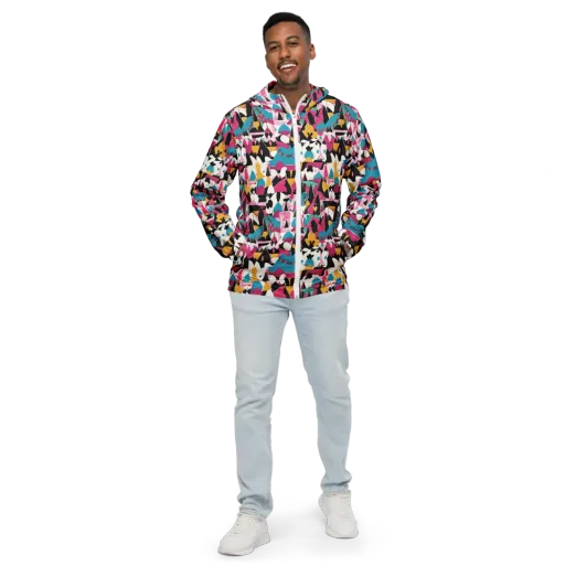 Carnival Circuit on a Men's Windbreaker