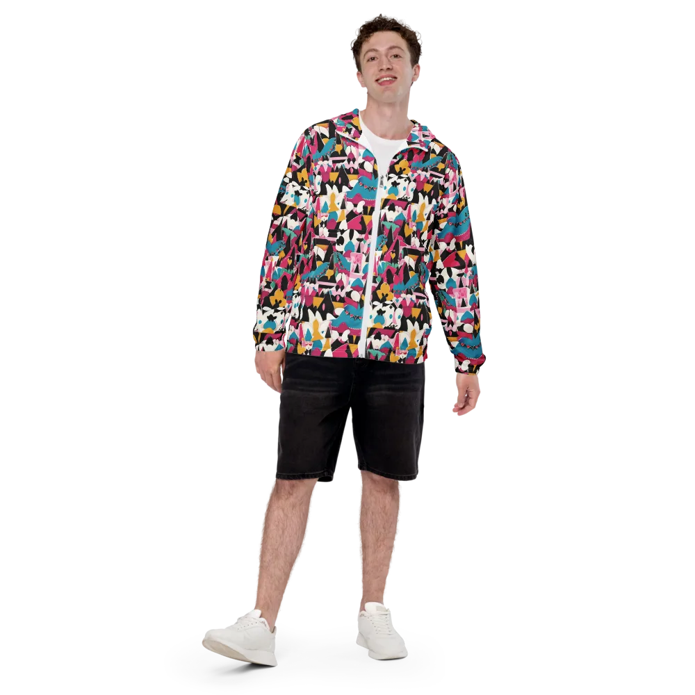Carnival Circuit on Men's Windbreaker — Front