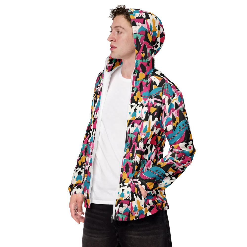Carnival Circuit on Men's Windbreaker — Left Front