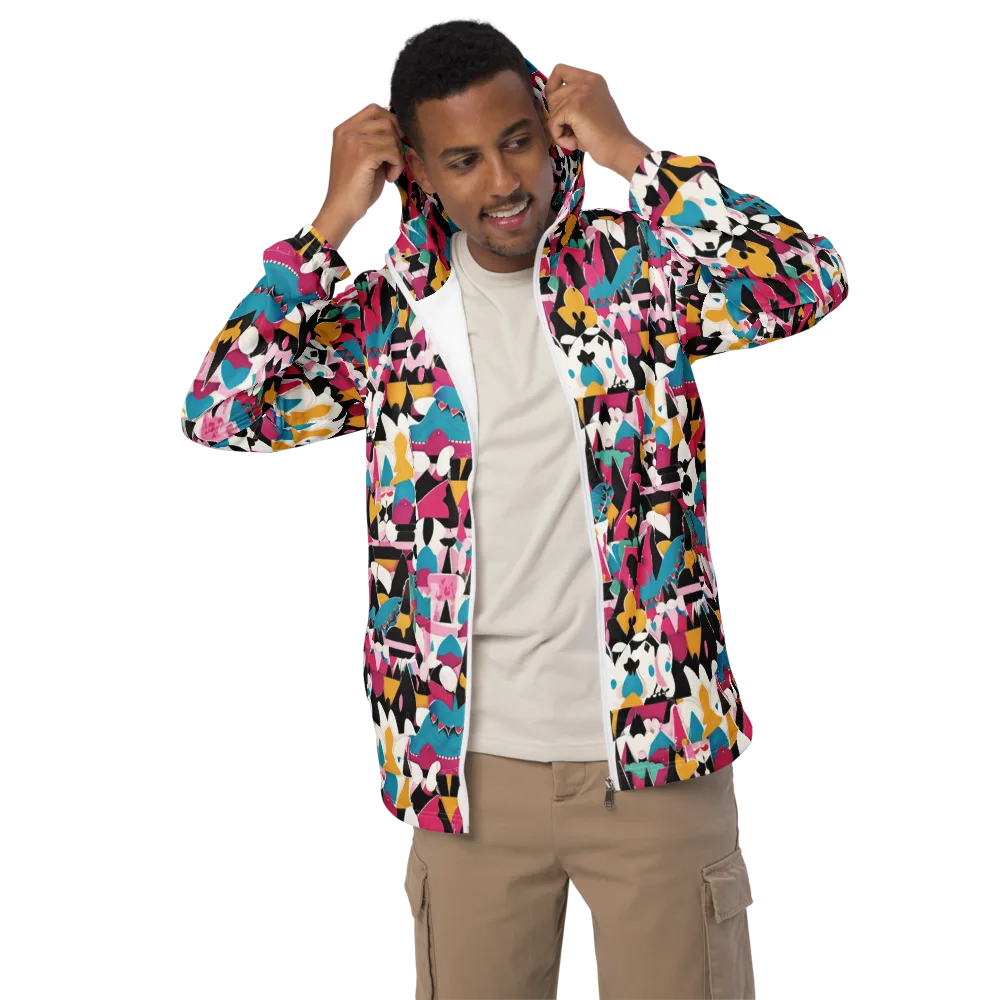 Carnival Circuit on Men's Windbreaker — Front