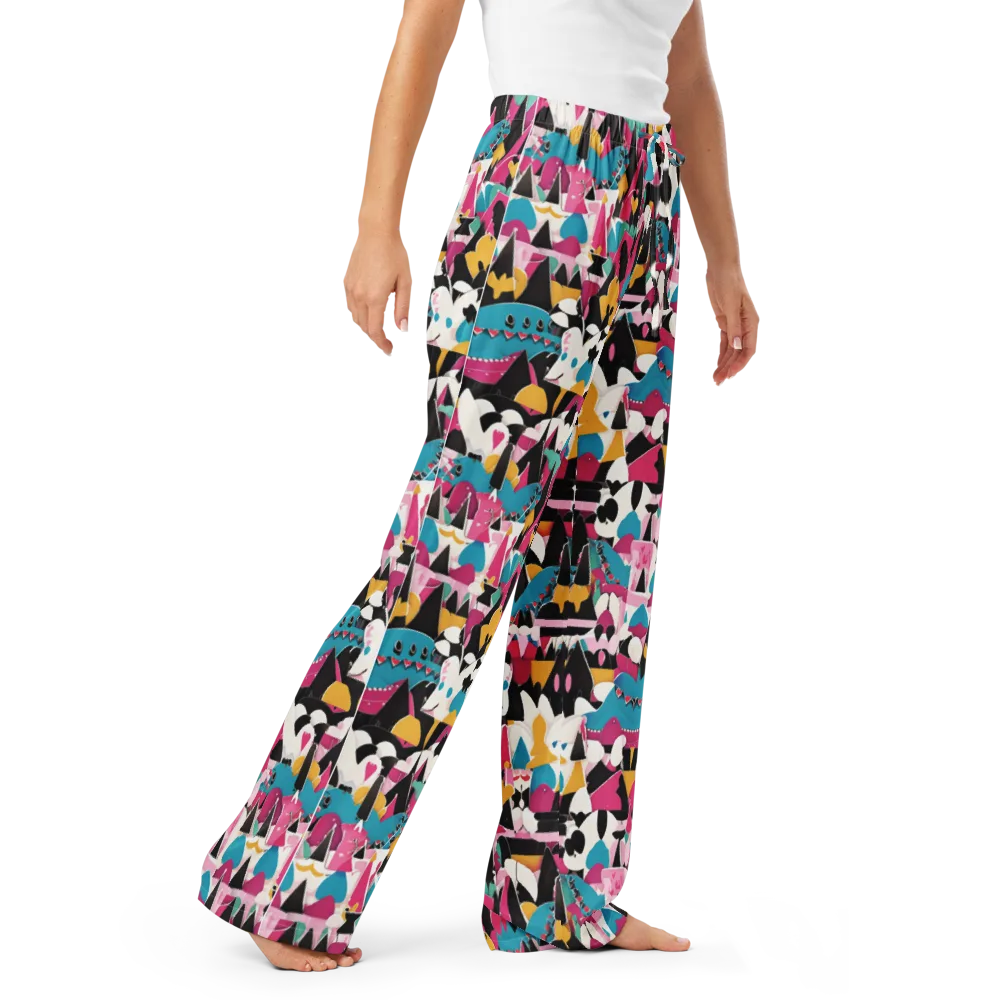 Carnival Circuit on Women's Pajama Pants — Right Front