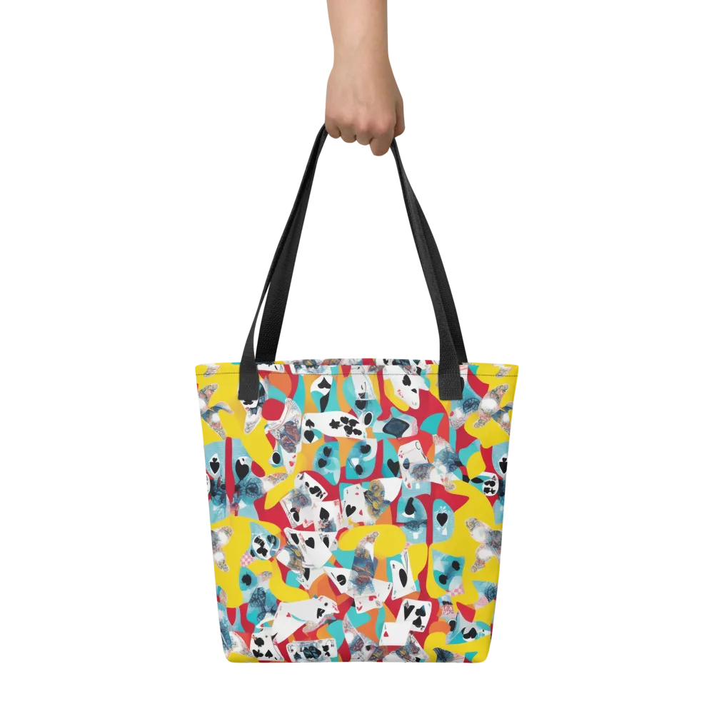 Neon Cardshark on Tote Bag — Front