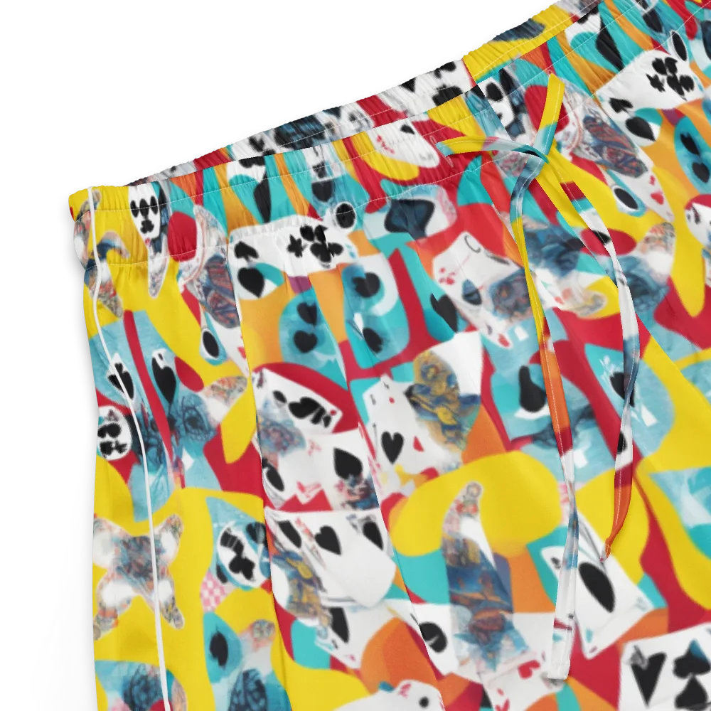 Neon Cardshark on Women's Pajama Shorts — Product details