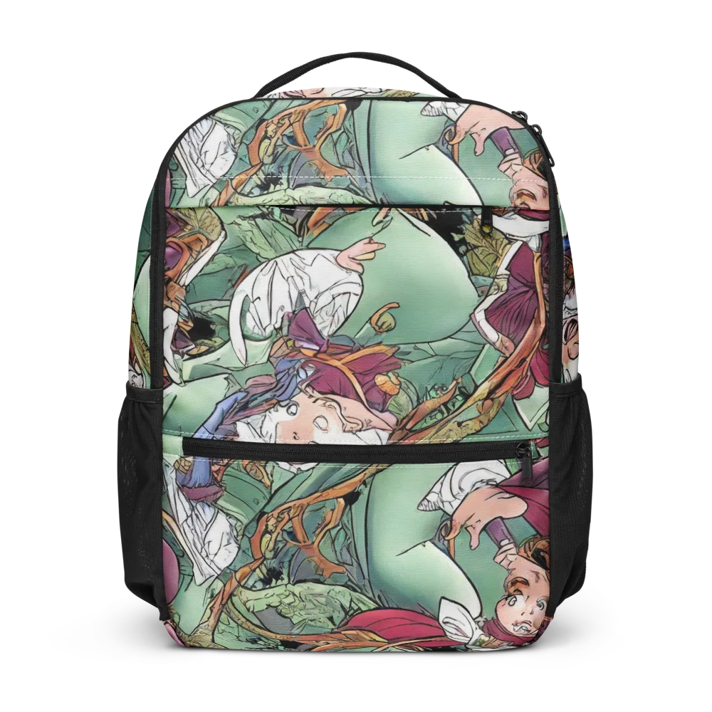 Midsummer Mischief on Utility Backpack — Front