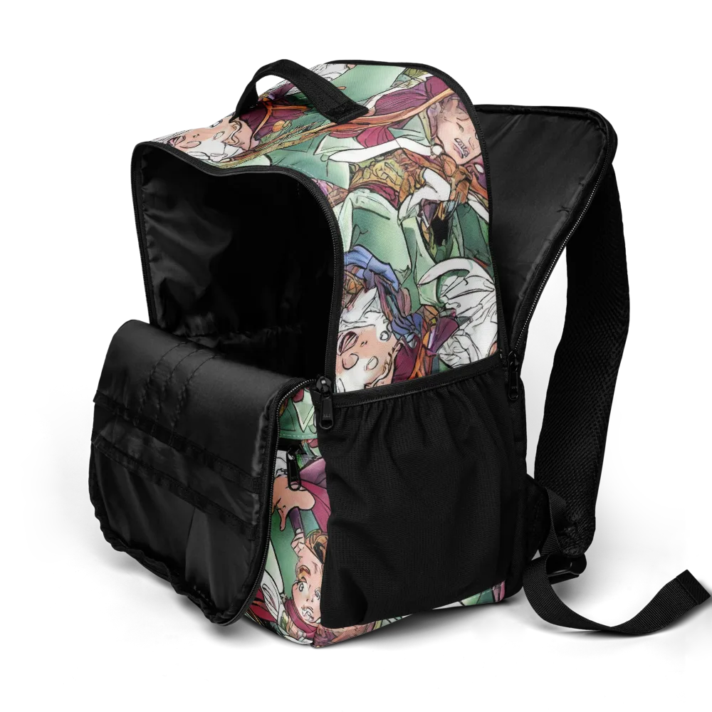 Midsummer Mischief on Utility Backpack — Product details 2
