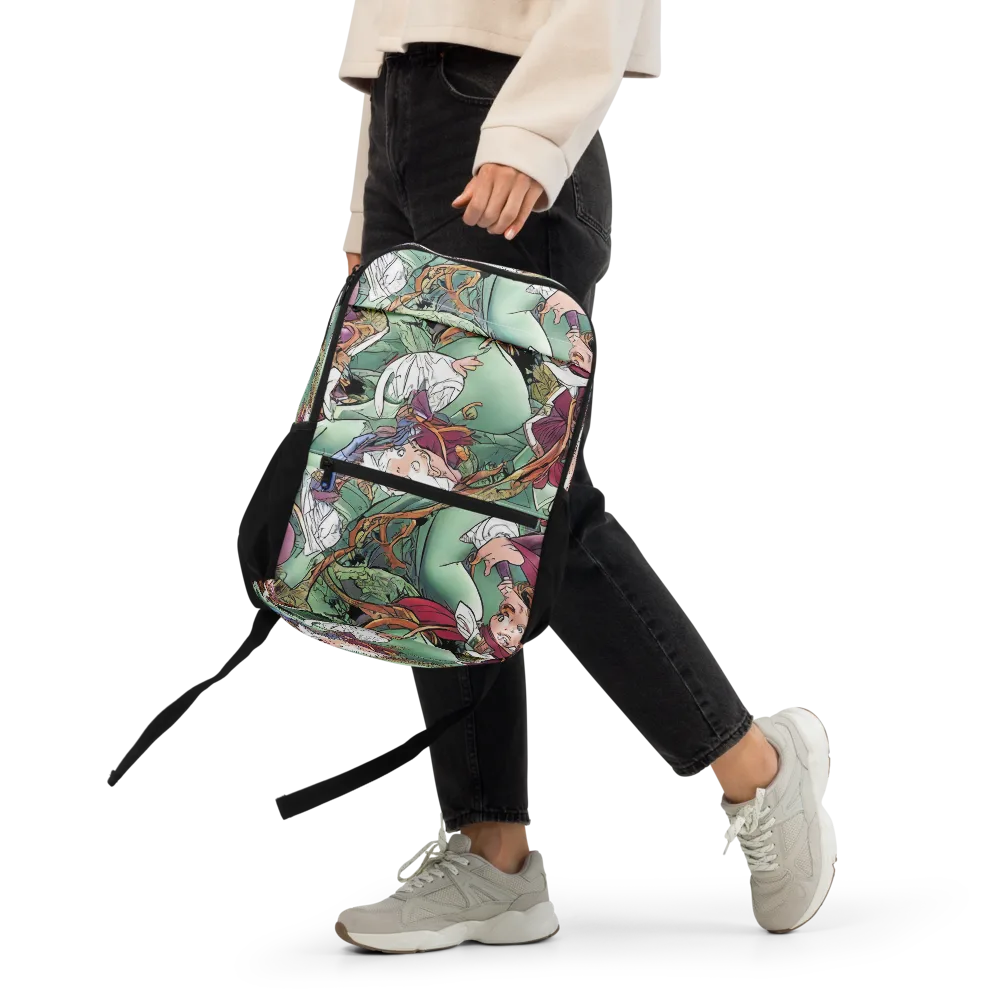 Midsummer Mischief on Utility Backpack — Front