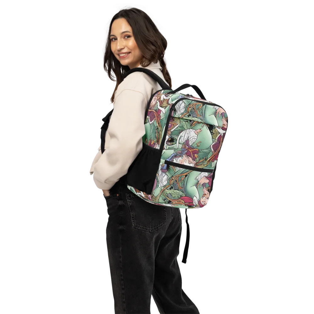 Midsummer Mischief on Utility Backpack — Back