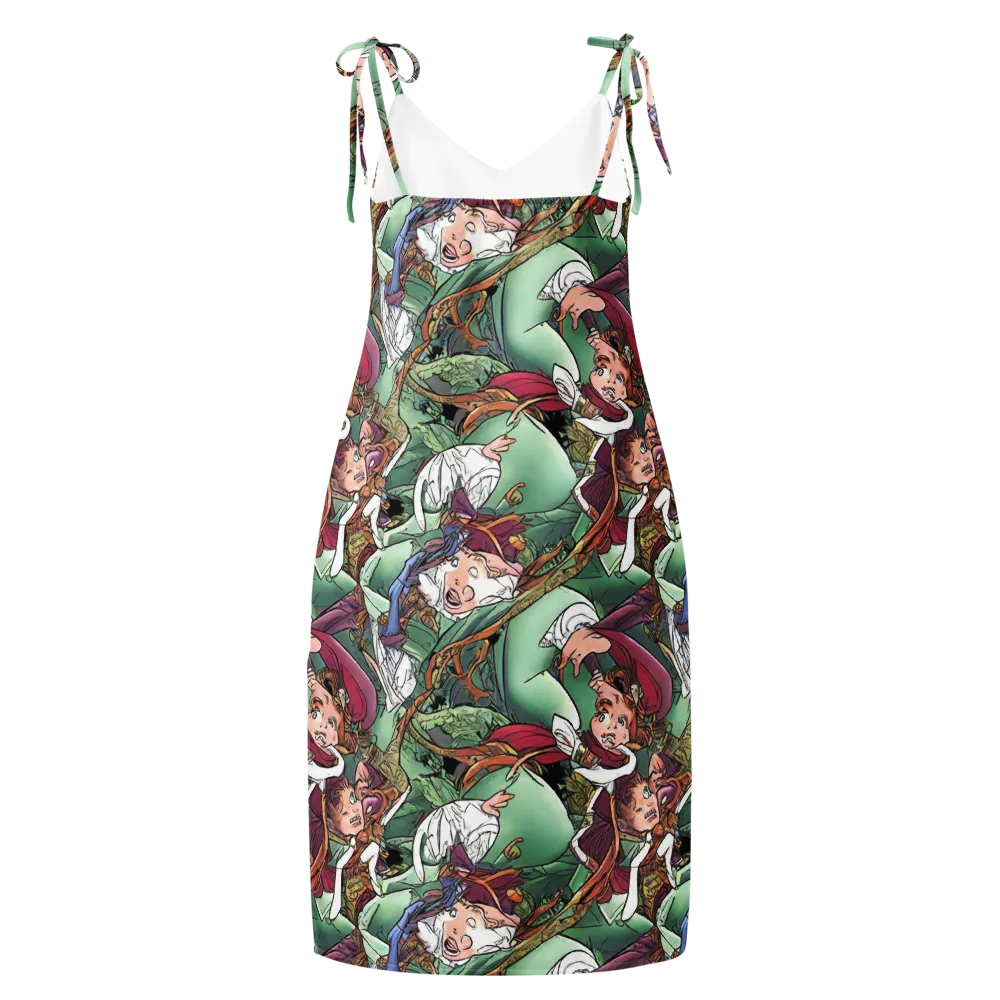 Midsummer Mischief on Slip Dress — Back