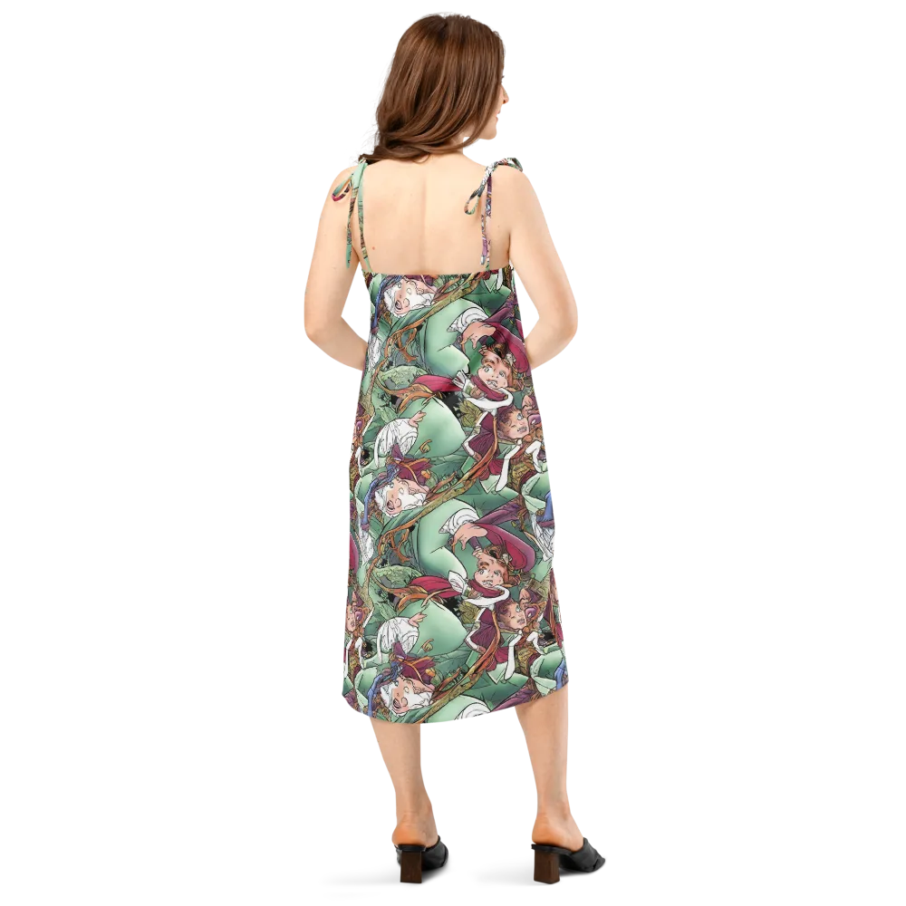 Midsummer Mischief on Slip Dress — Back