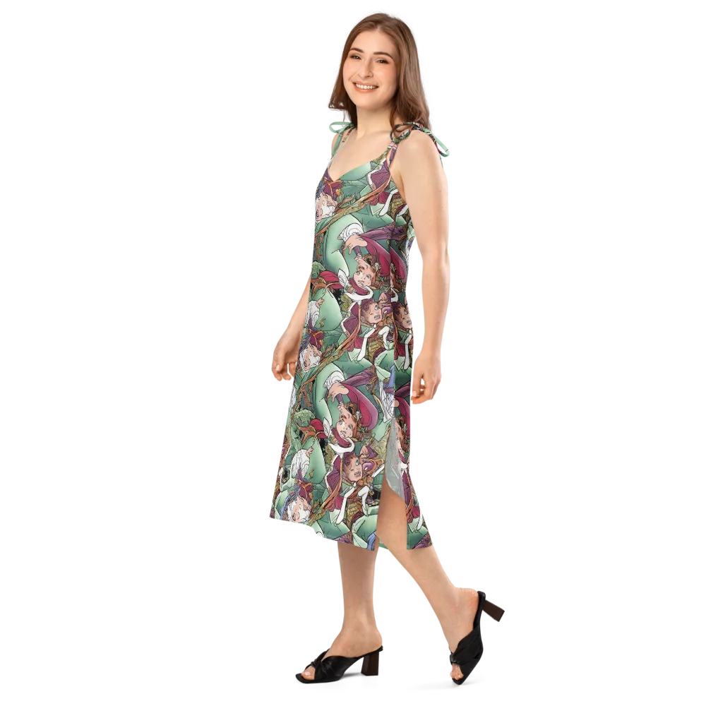 Midsummer Mischief on Slip Dress — Left Front