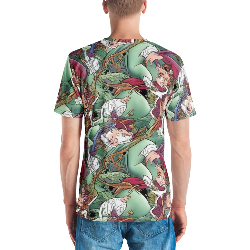 Midsummer Mischief on Men's Crew Neck T-Shirt — Back