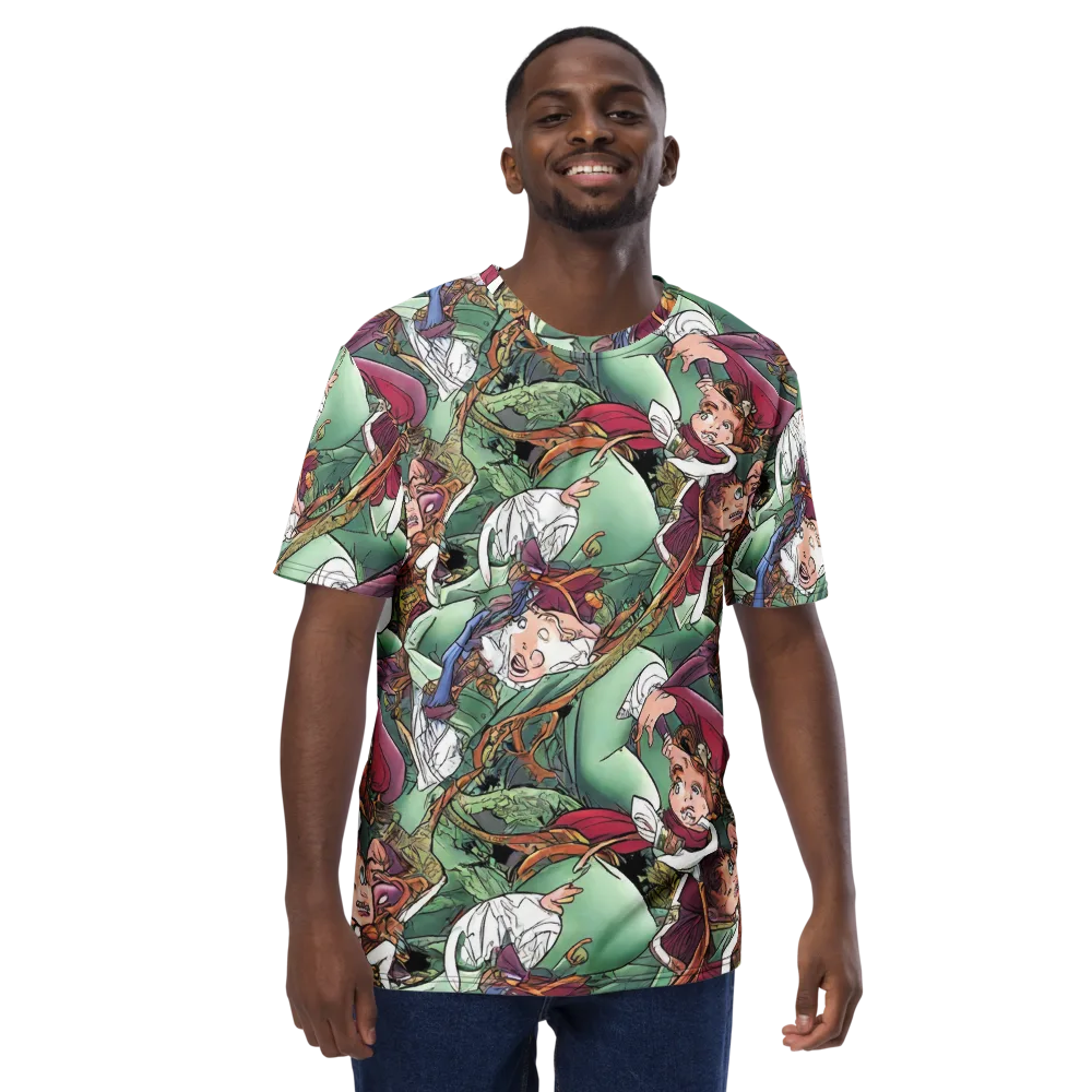 Midsummer Mischief on Men's Crew Neck T-Shirt — Front
