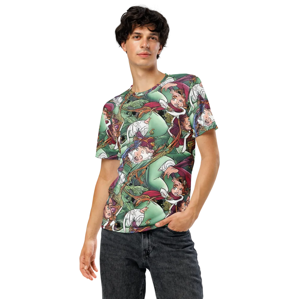 Midsummer Mischief on Men's Crew Neck T-Shirt — Front