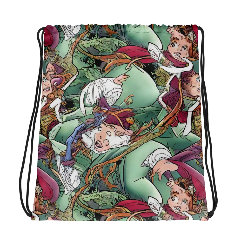 Midsummer Mischief on Drawstring Bag — Photo