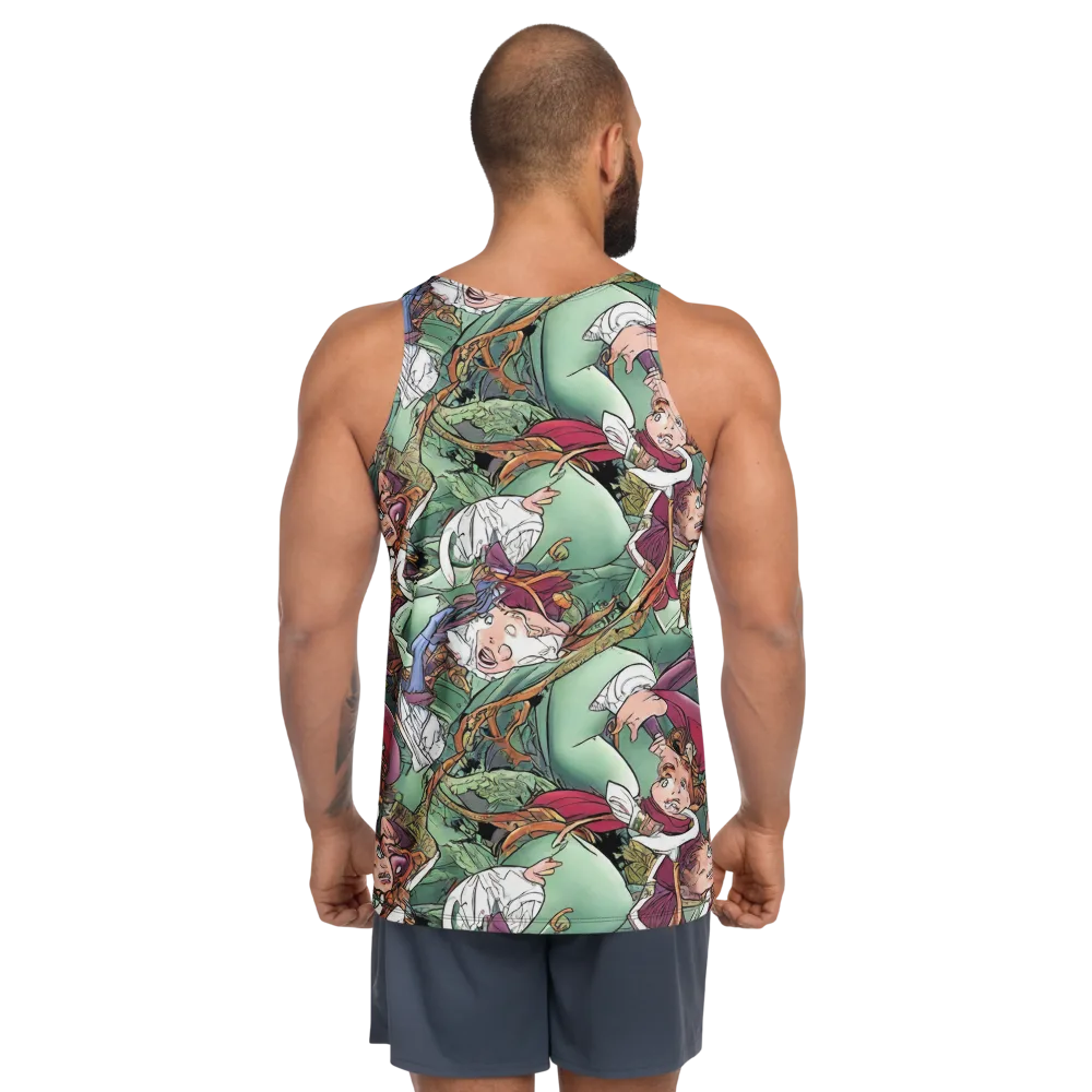 Midsummer Mischief on Men's Tank Top — Back