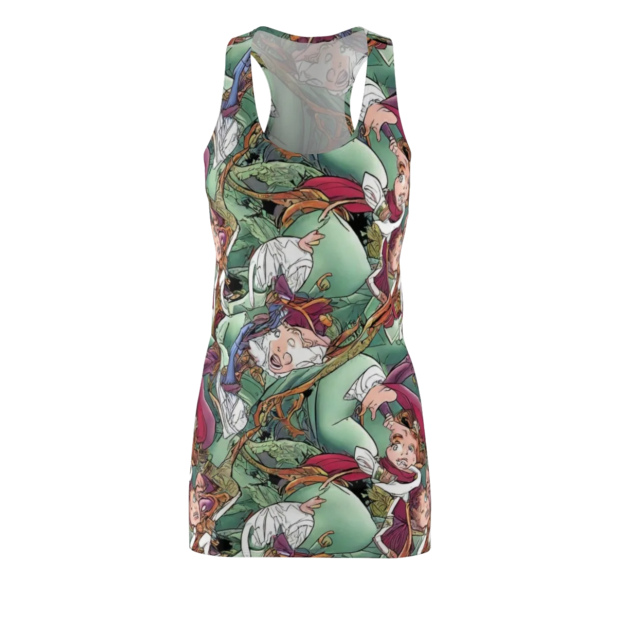 Midsummer Mischief on Racerback Dress — Front