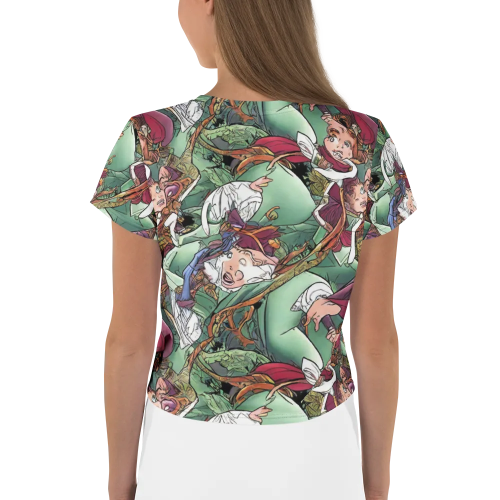 Midsummer Mischief on Crop Tee — Back