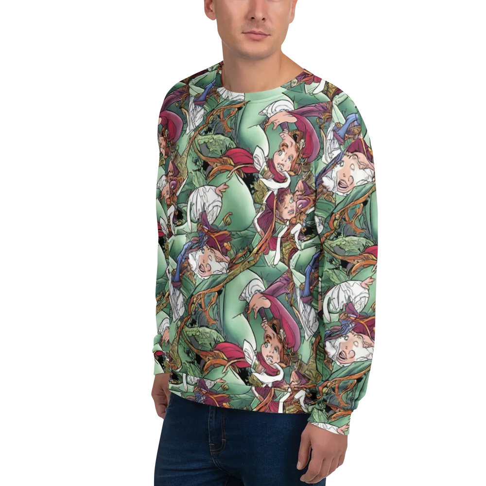 Midsummer Mischief on Sweatshirt — Left Front