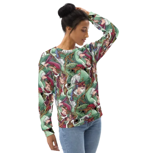 Midsummer Mischief on a Sweatshirt