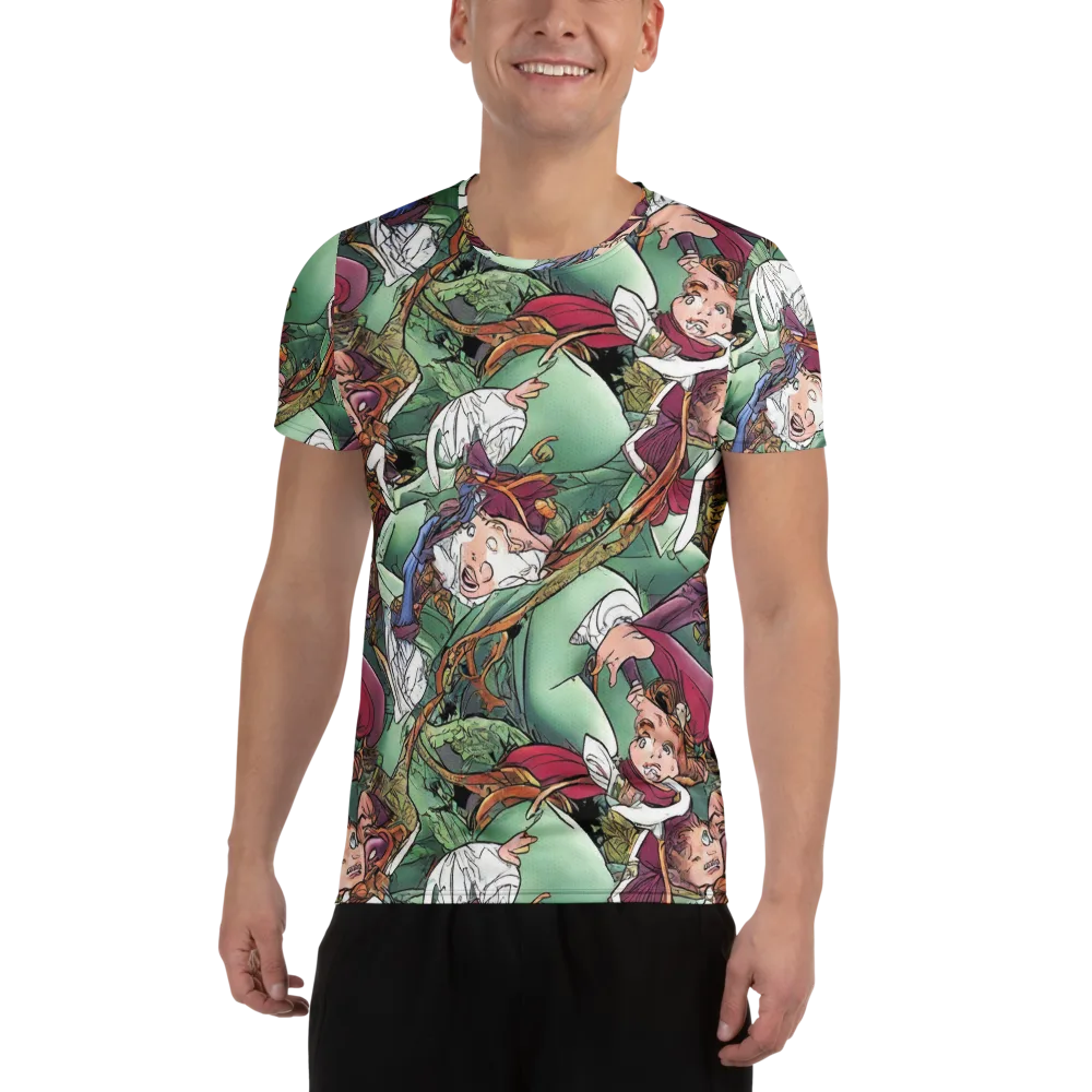 Midsummer Mischief on Men's Athletic T-Shirt — Front