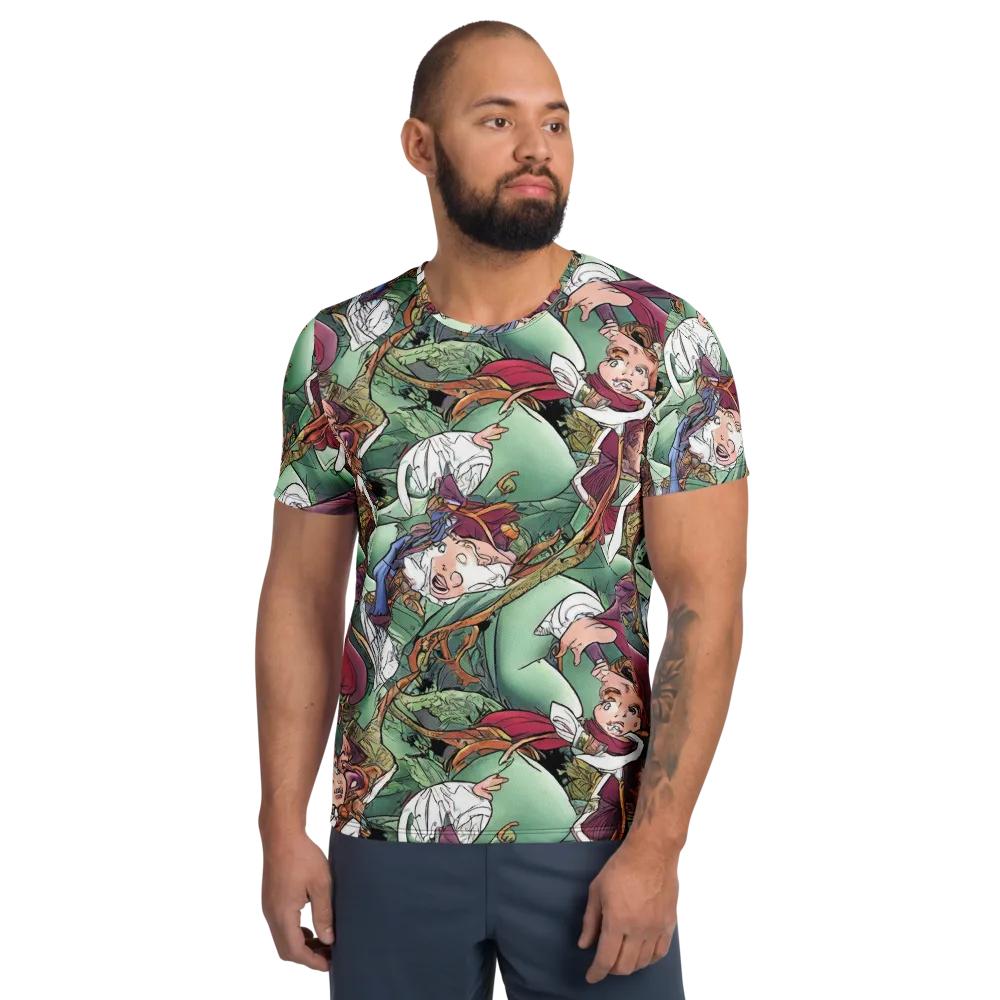Midsummer Mischief on Men's Athletic T-Shirt — Front