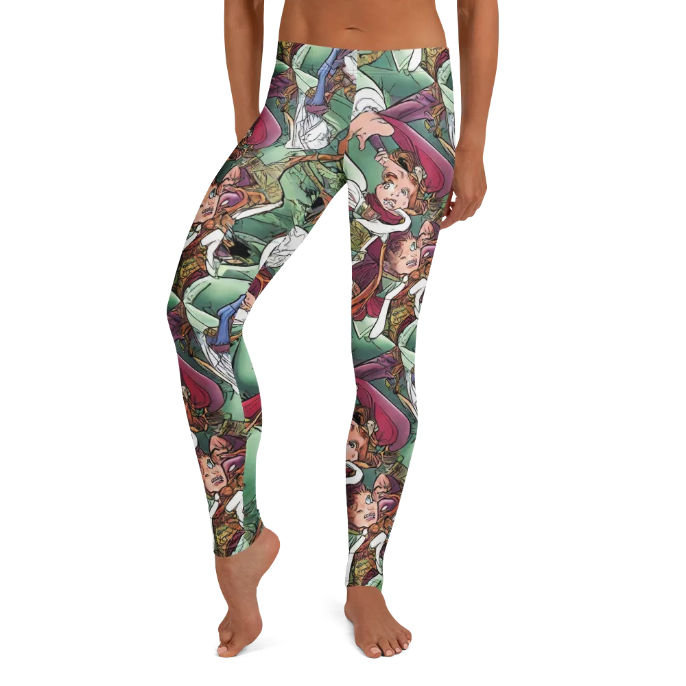Midsummer Mischief on Leggings — Front