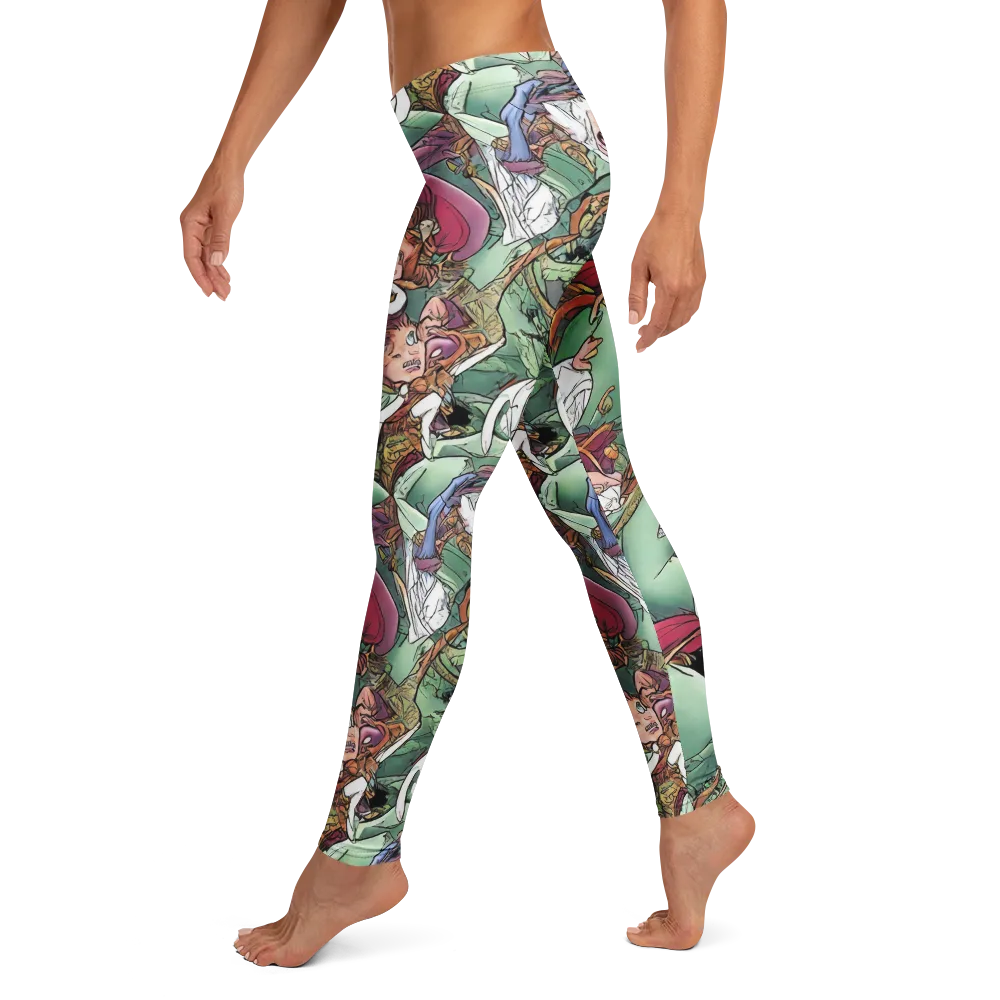 Midsummer Mischief on Leggings — Left