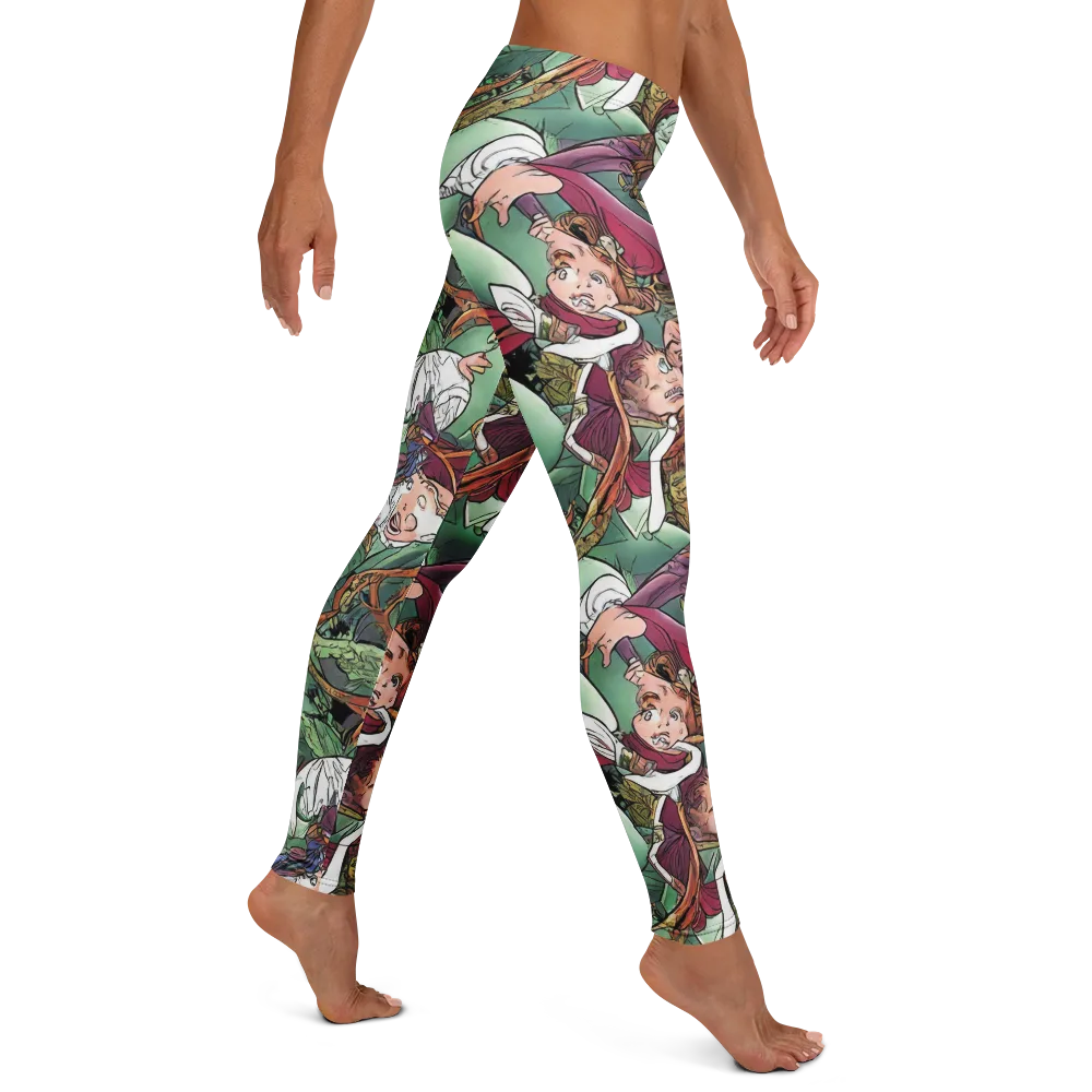 Midsummer Mischief on Leggings — Right