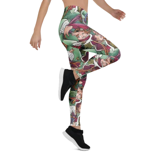 Midsummer Mischief on a Leggings