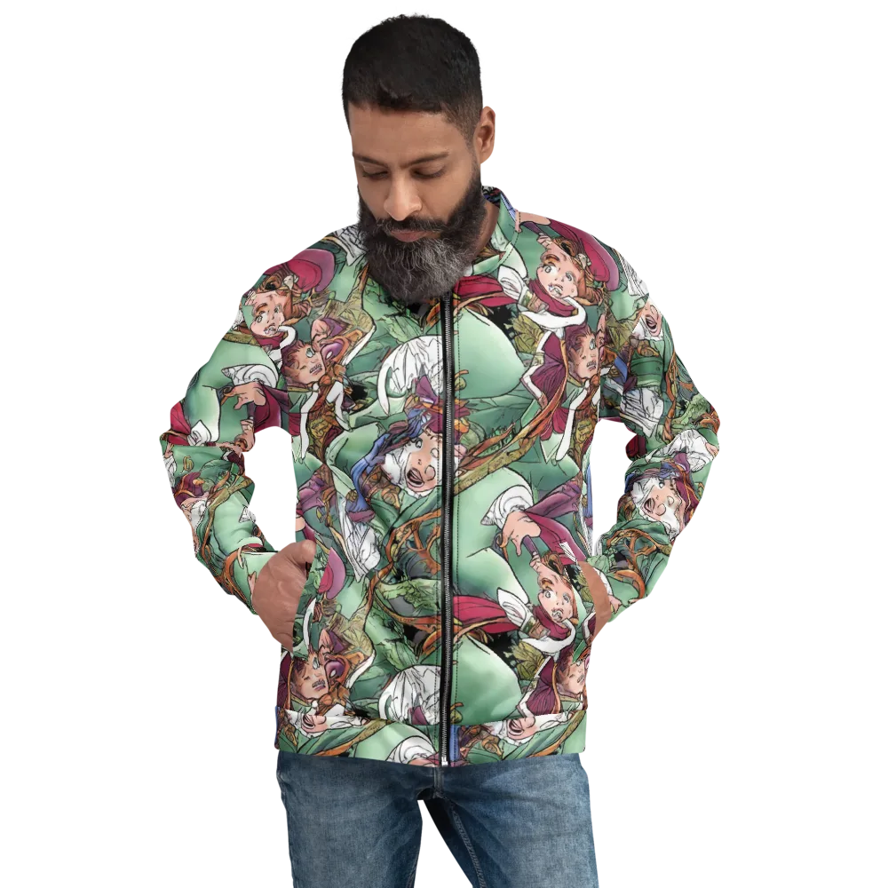 Midsummer Mischief on Bomber Jacket — Front