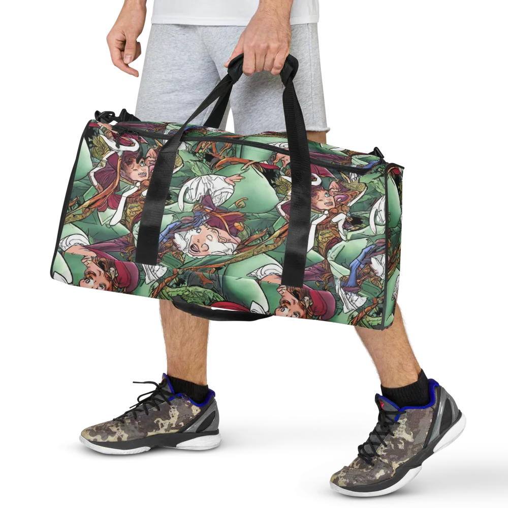 Midsummer Mischief on Duffle Bag — Front