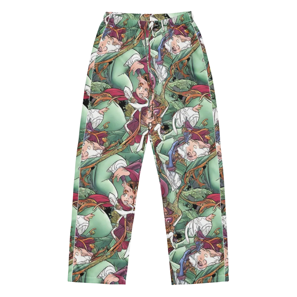Midsummer Mischief on Women's Pajama Pants — Front