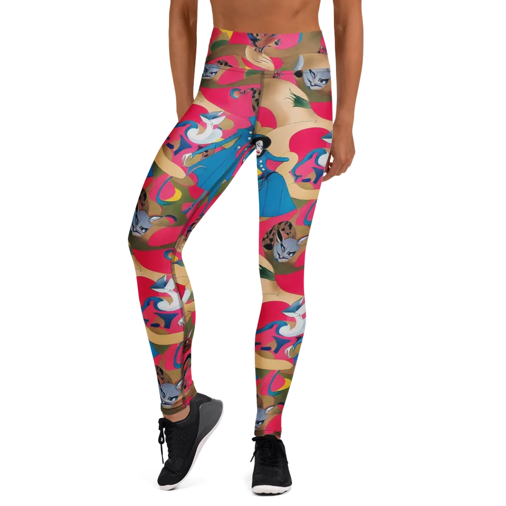 Carousel Couture on Yoga Leggings — Front