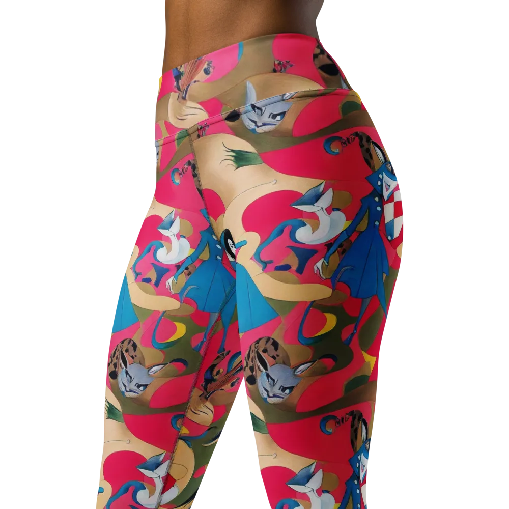 Carousel Couture on Yoga Leggings — Left Front