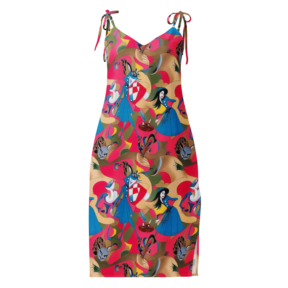 Carousel Couture on Slip Dress — Front