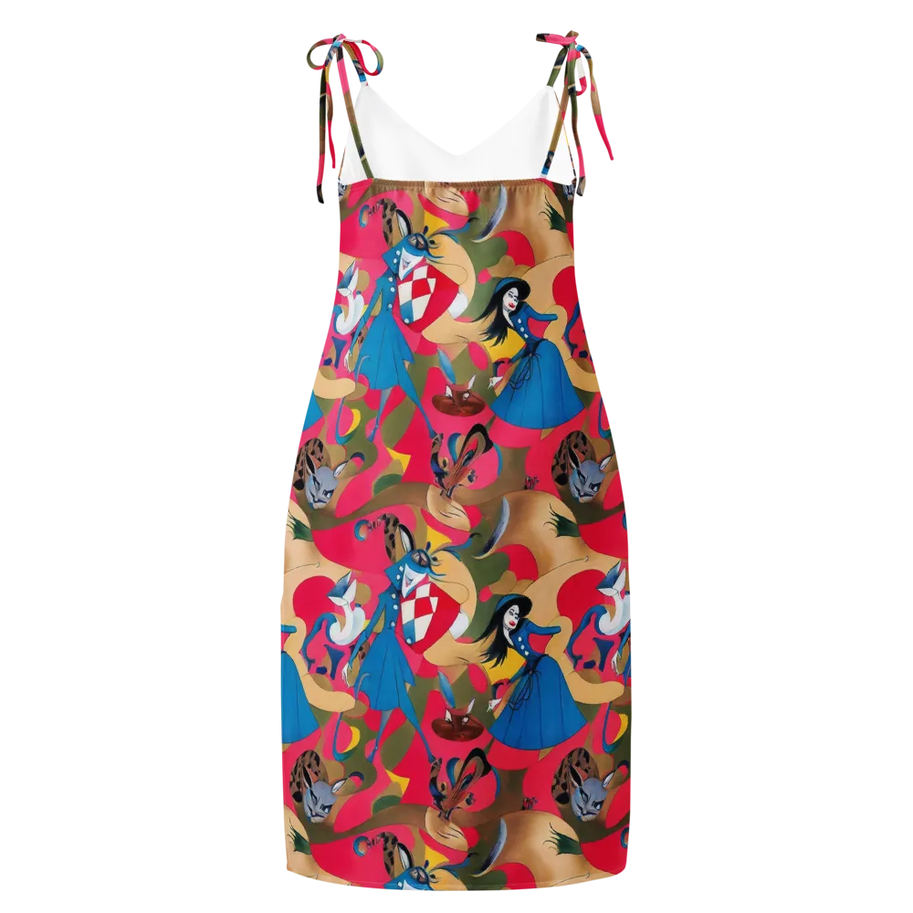 Carousel Couture on Slip Dress — Back