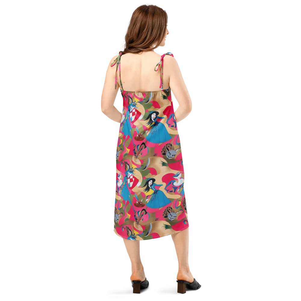 Carousel Couture on Slip Dress — Back