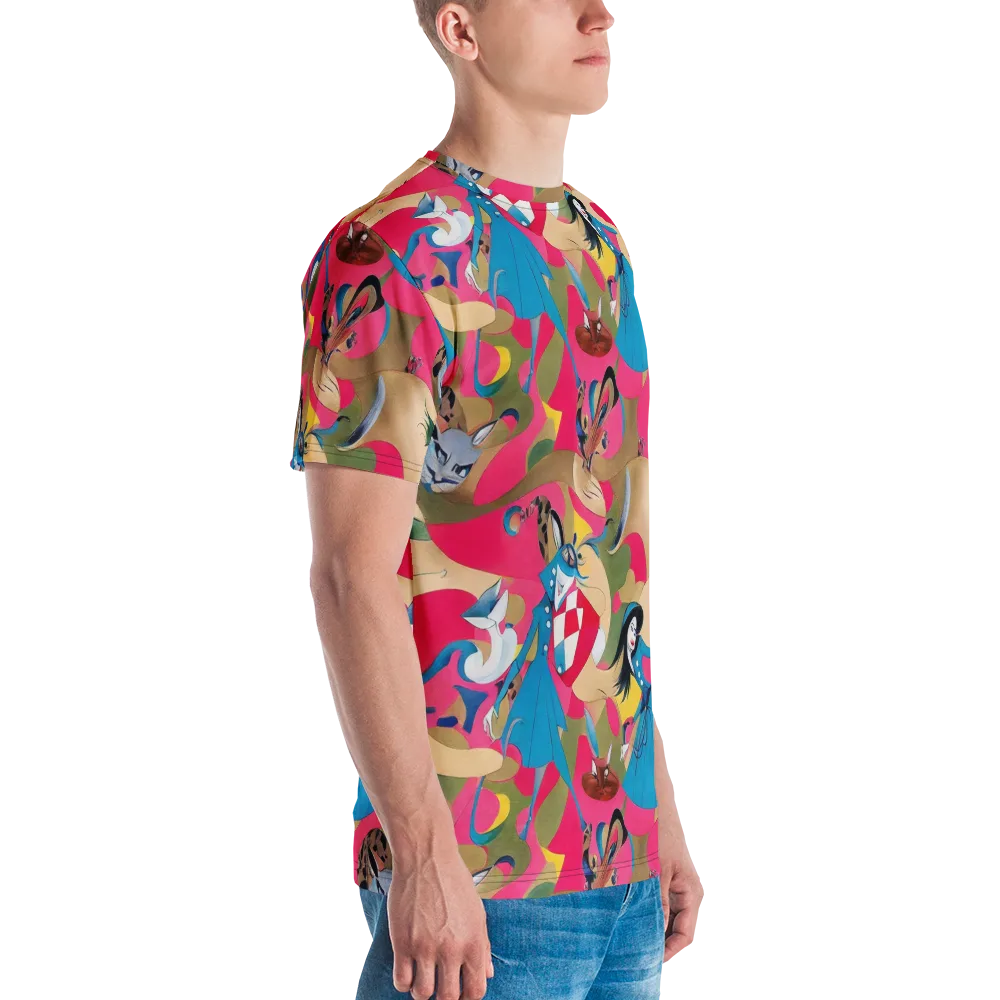 Carousel Couture on Men's Crew Neck T-Shirt — Right
