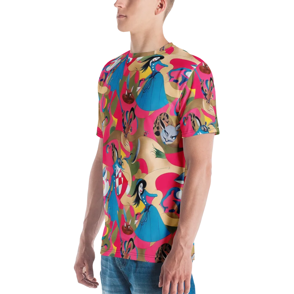 Carousel Couture on Men's Crew Neck T-Shirt — Left