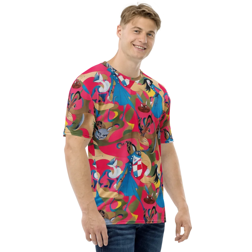 Carousel Couture on Men's Crew Neck T-Shirt — Right