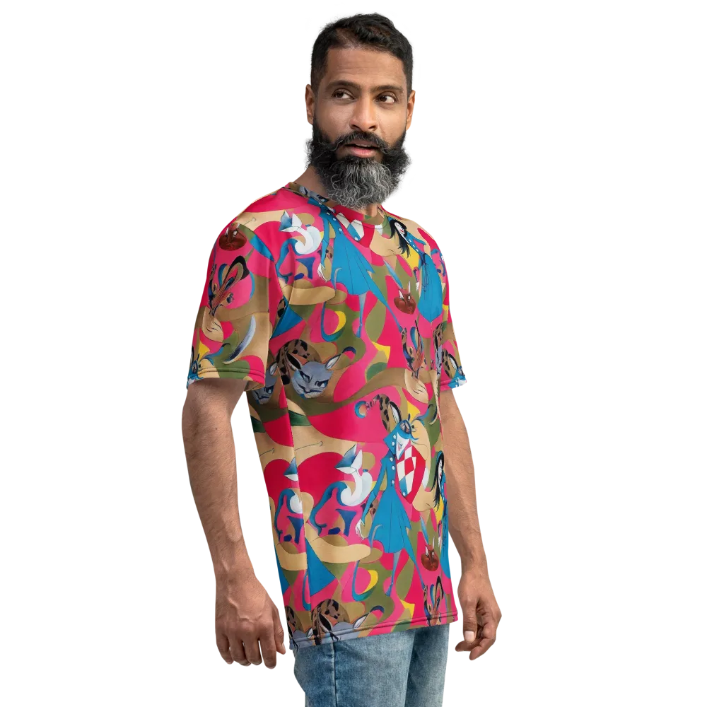 Carousel Couture on Men's Crew Neck T-Shirt — Right
