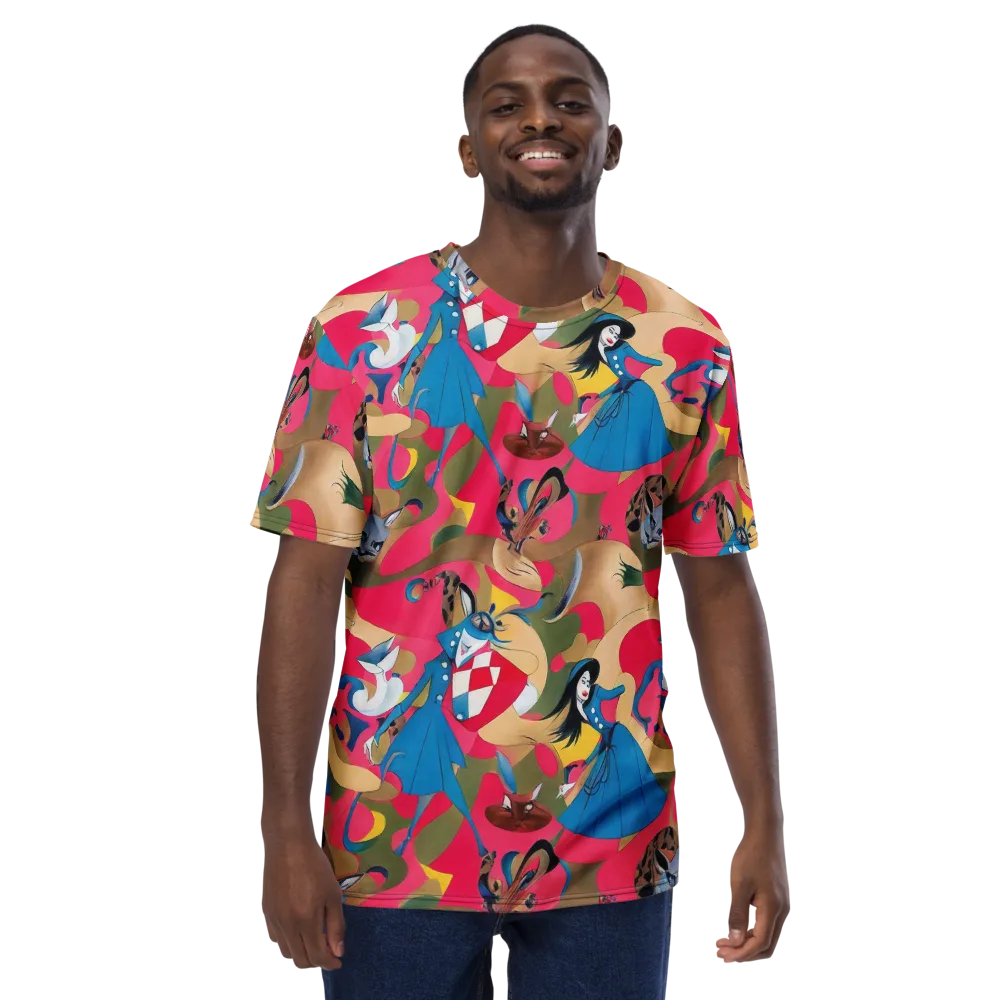 Carousel Couture on Men's Crew Neck T-Shirt — Front