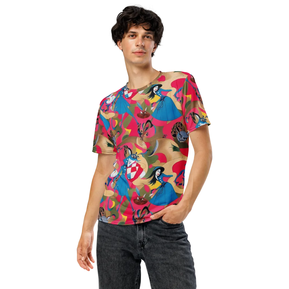 Carousel Couture on Men's Crew Neck T-Shirt — Front