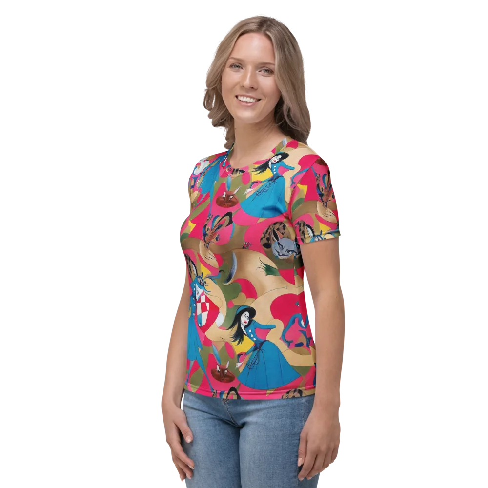 Carousel Couture on Women's Crew Neck T-Shirt — Left