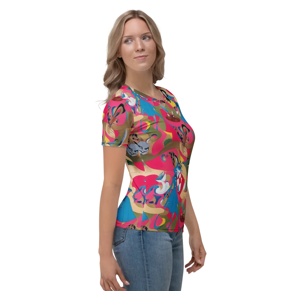 Carousel Couture on Women's Crew Neck T-Shirt — Right