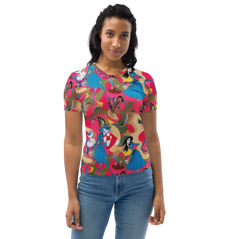 Carousel Couture on Women's Crew Neck T-Shirt — Front