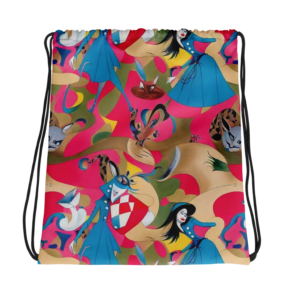 Carousel Couture on Drawstring Bag — Photo