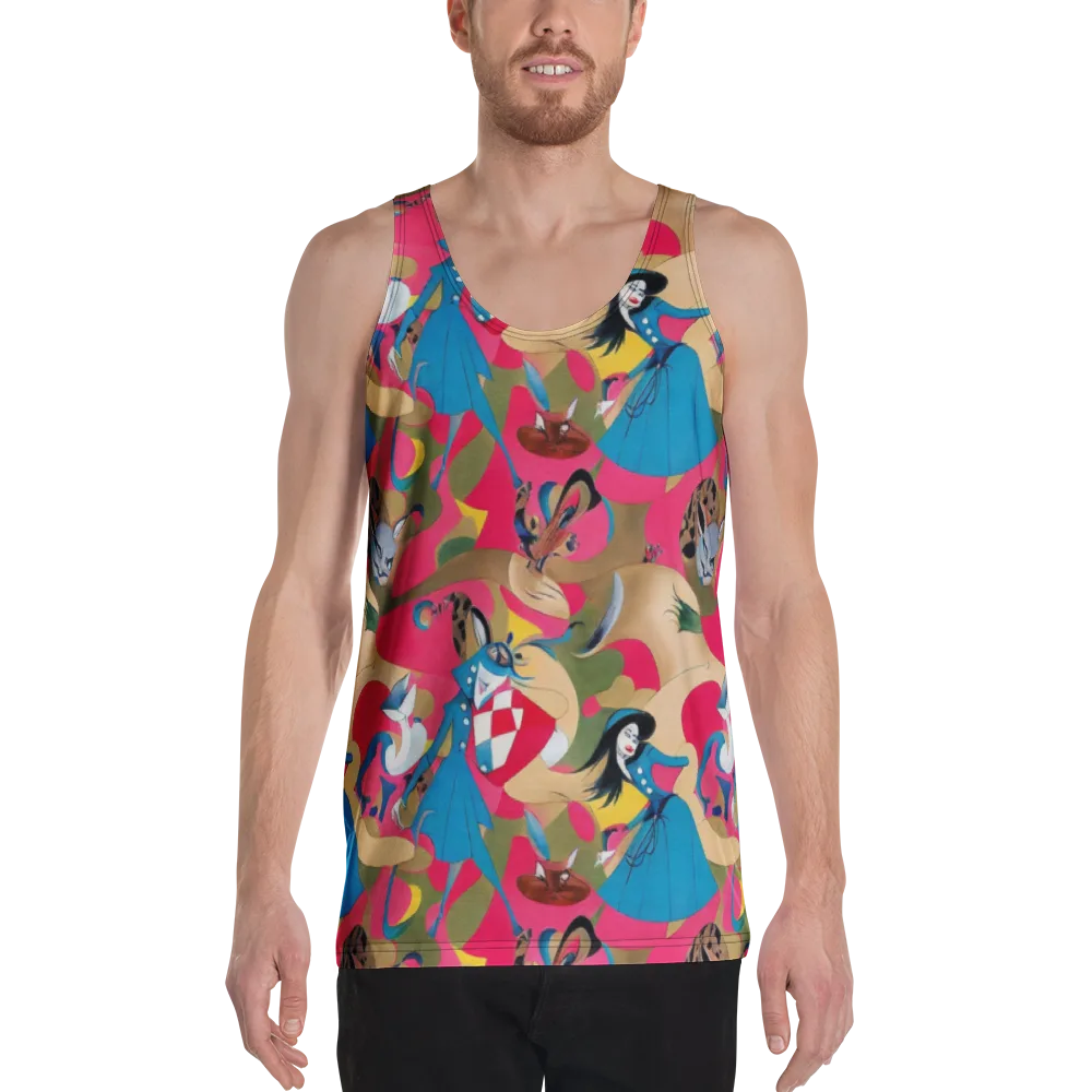 Carousel Couture on Men's Tank Top — Front