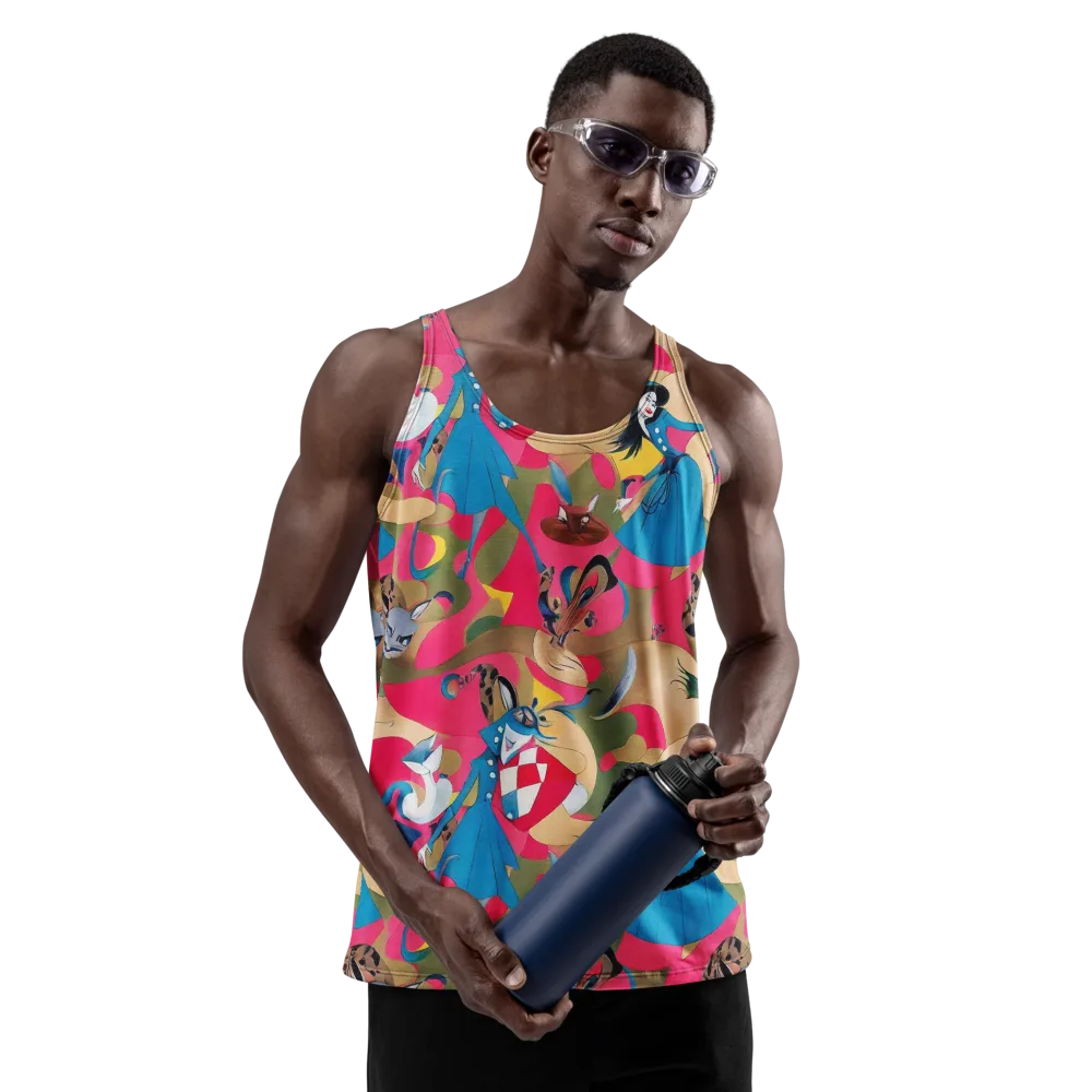 Carousel Couture on Men's Tank Top — Front